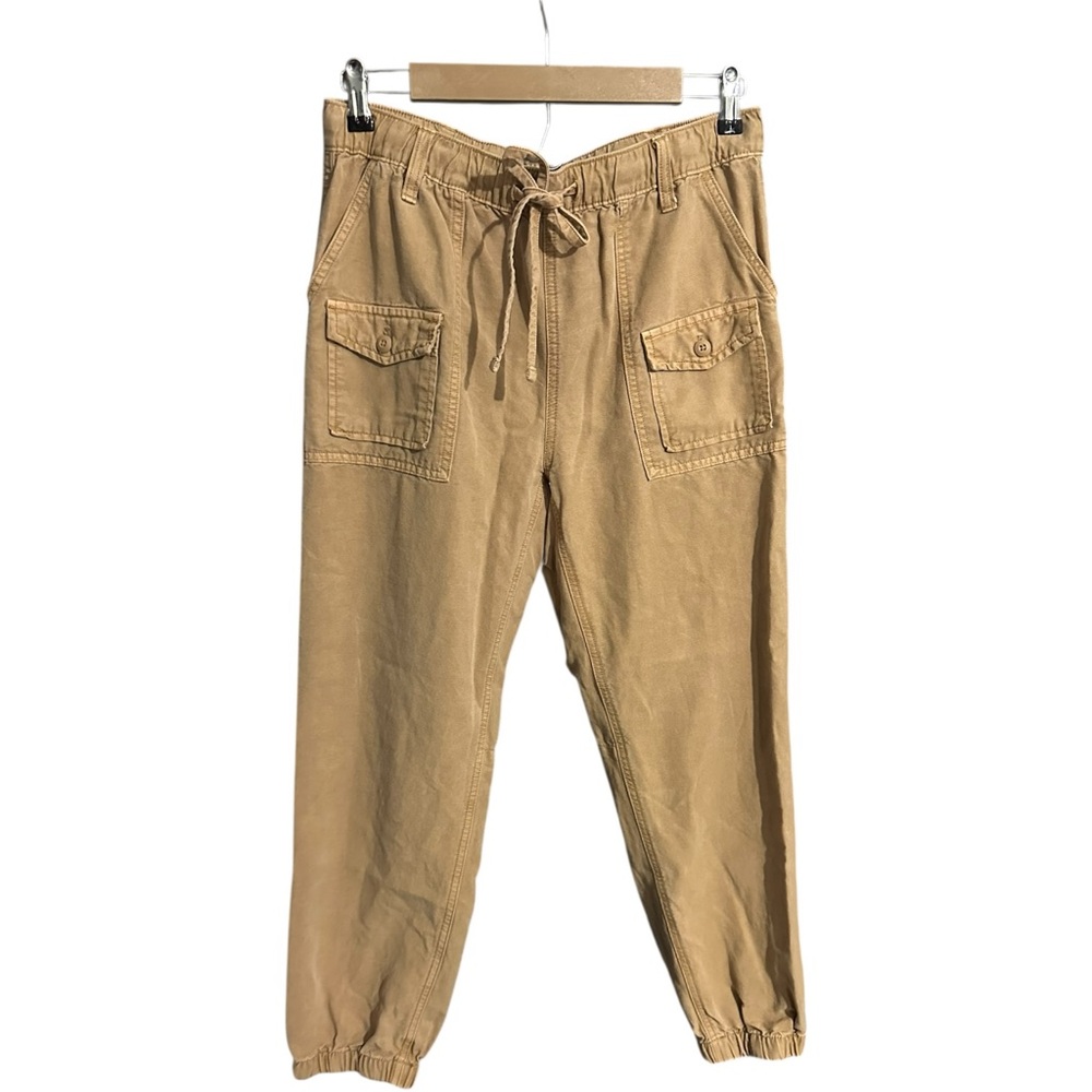 Aerie Double Pocket Utility Joggers Tan Size Medium